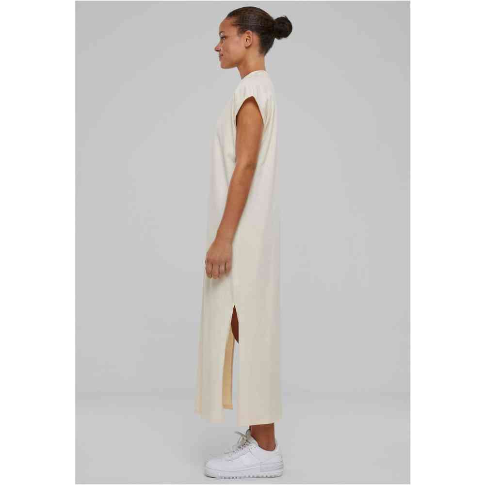 Urban Classics - Long Extended Shoulder Maxi long dress - Beige